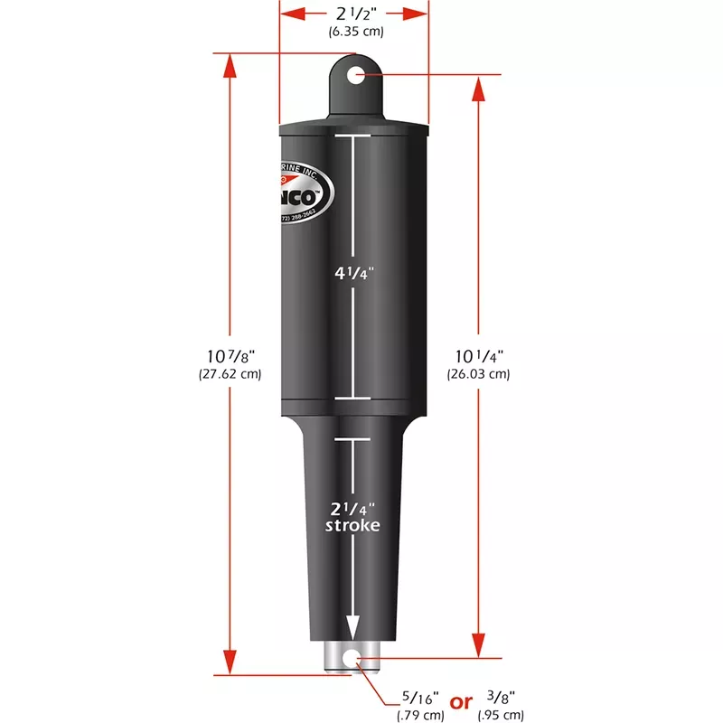 101 Series XDS Short Trim Tab Actuator 2.25 inch Stroke One Day Deal