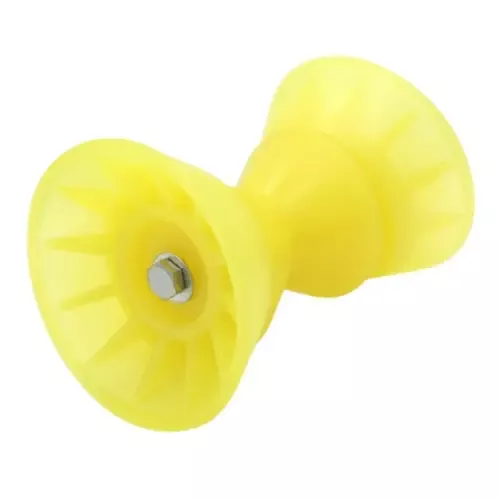 4-Inch Yellow Polyurethane Bow Stop Roller – Fits Boat Trailers (Replaces 86287, 48651) Fast Shipping
