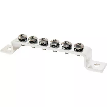 Affordable Blue Sea 2306 MiniBus 100AMP Common BusBar Grounding BusBar 6 x 8-32 Screw Terminal – 2306