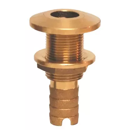 Affordable GROCO Bronze Hose Barb Thru-Hull Fitting – 1-1/8″