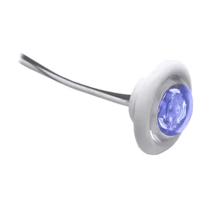 Affordable Innovative Lighting LED Bulkhead/Livewell Light “The Shortie” Blue LED w/ White Grommet