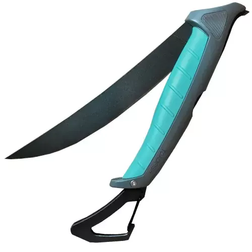 Affordable Toadfish Stowaway Folding Fillet Knife w/Built-In Carabiner – 8.5″ [1082]