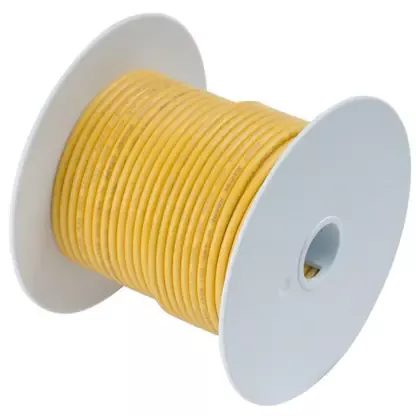 Ancor Yellow 10 AWG Tinned Copper Wire – 25‘ Next Day Delivery