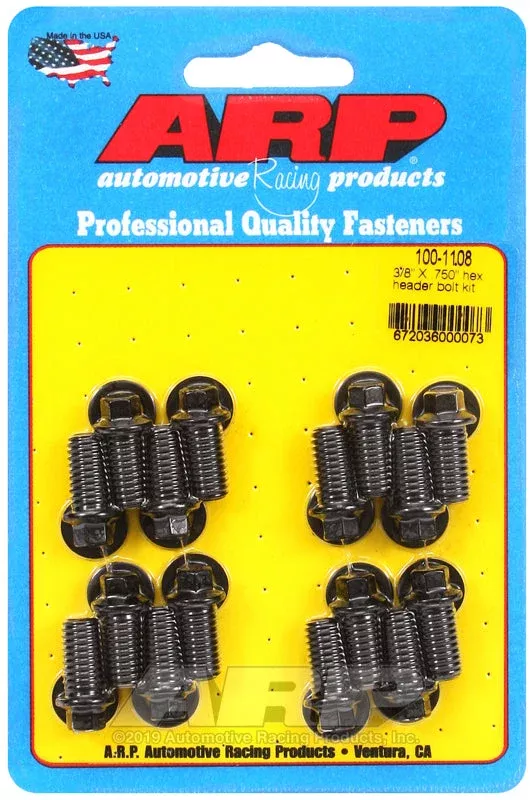 ARP Header Bolt Kit 3/8 X .75 [100-1108]