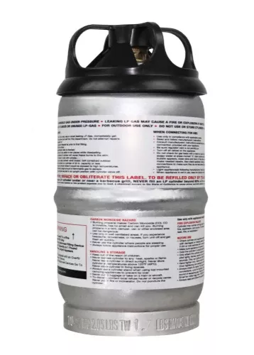 Flame King 1lb Aluminum Propane Tank [FK-1LB-ALM]