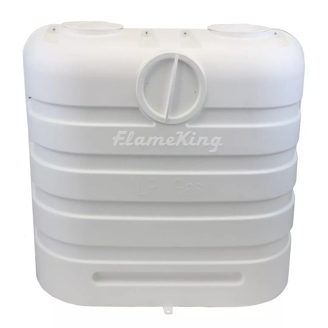 Flame King Dual 30lb Lp Propane Tank Cover - W [YSN-PCC-RV30-WHT]