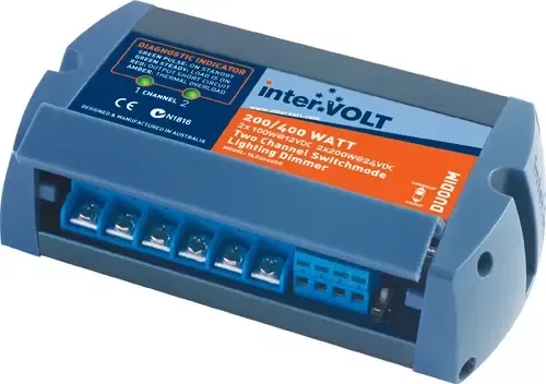 Imtra Lighting Intervolt Duodim 2-Channel, Switch Mode Dimmer 9-33VDC, 400W Max Popular