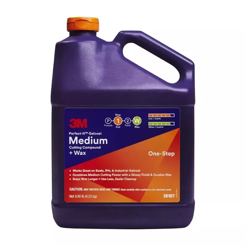 Perfect-it Gelcoat Cutting Compound plus Wax, 1 gallon Crafted