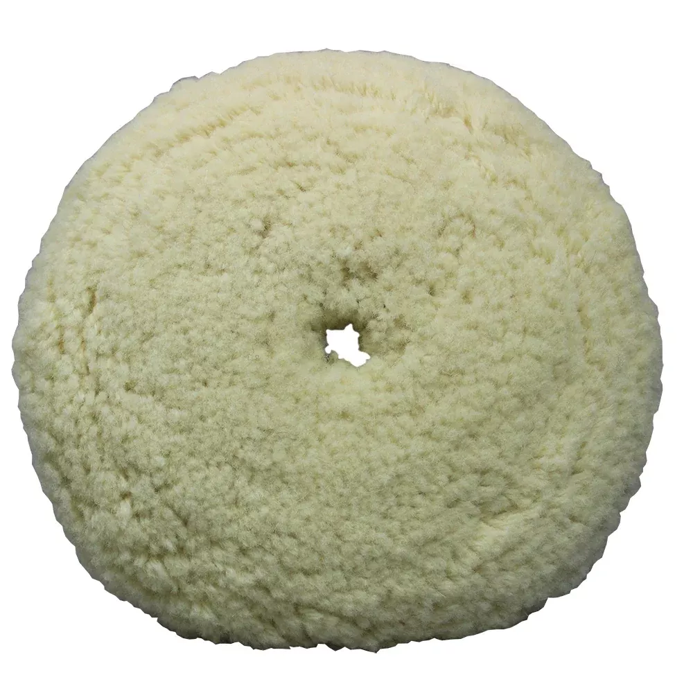 Presta White Wool Aggressive Cutting Pad - 9