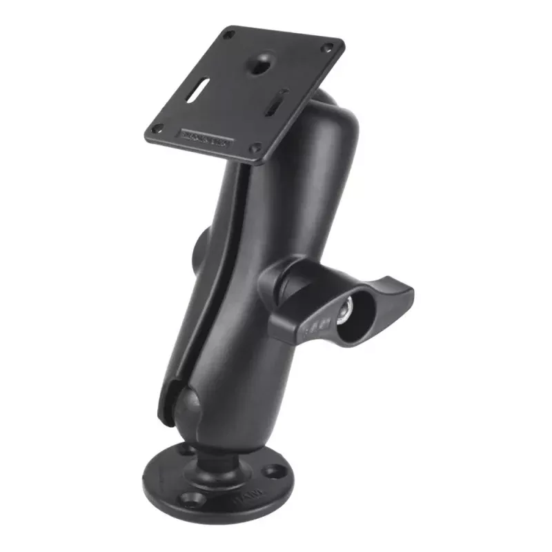 RAM Mount RAM Double Ball Mount w/75 x 75mm VESA PlateJam Nut – Medium [RAM-D-101U-MI1-2461]