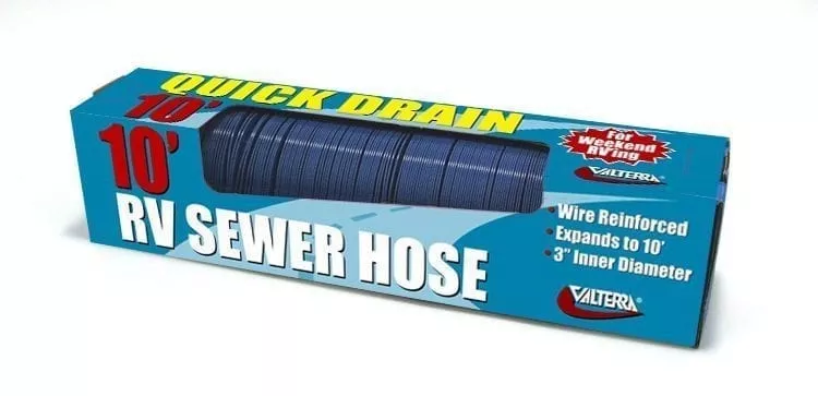 Valterra LLC Quick Drain Hose 10' Blue [D04-0045]
