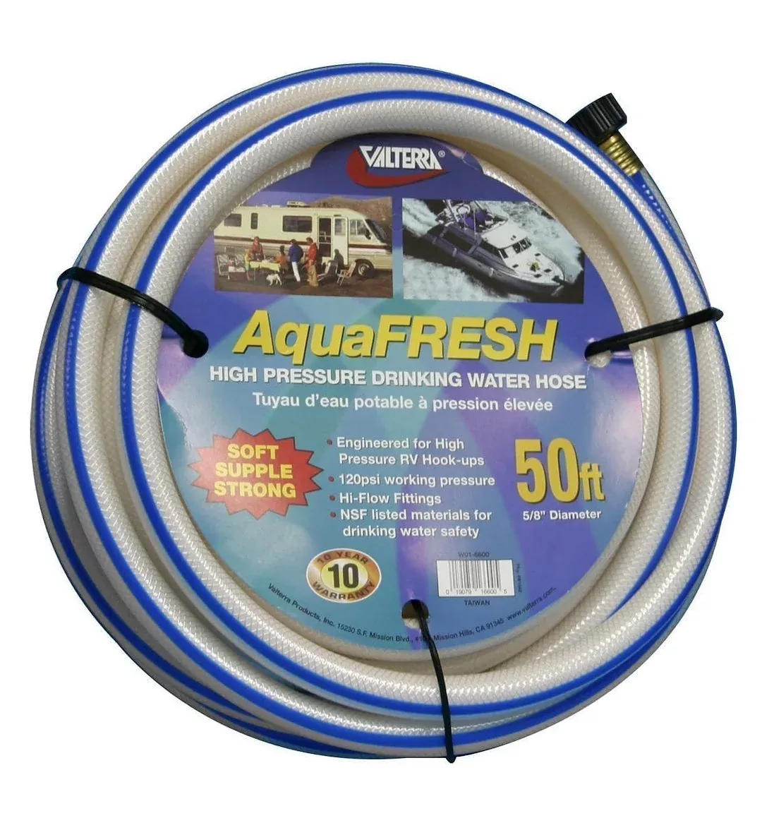 Valterra LLC Wtr. Hose 5/8' X 50' WHT [W01-6600]
