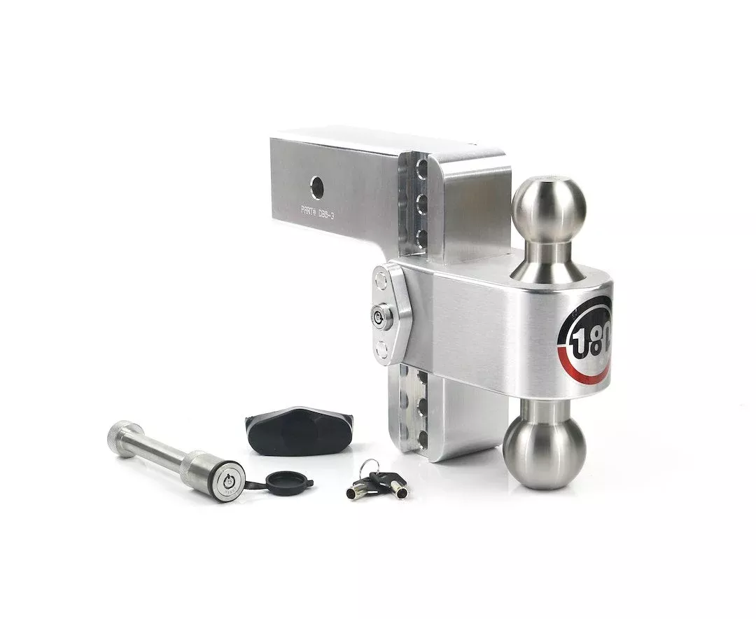 Weigh Safe Turnover Ball 10' Drop Hitch W/ 2.5 [LTB6-3-KA]