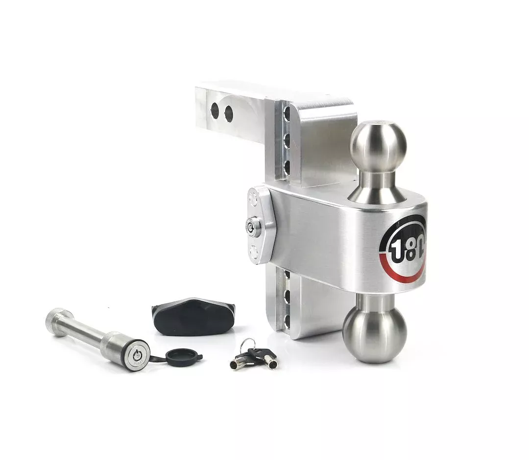 Weigh Safe Turnover Ball 4' Drop Hitch W/ 2.5' [LTB6-2-KA]