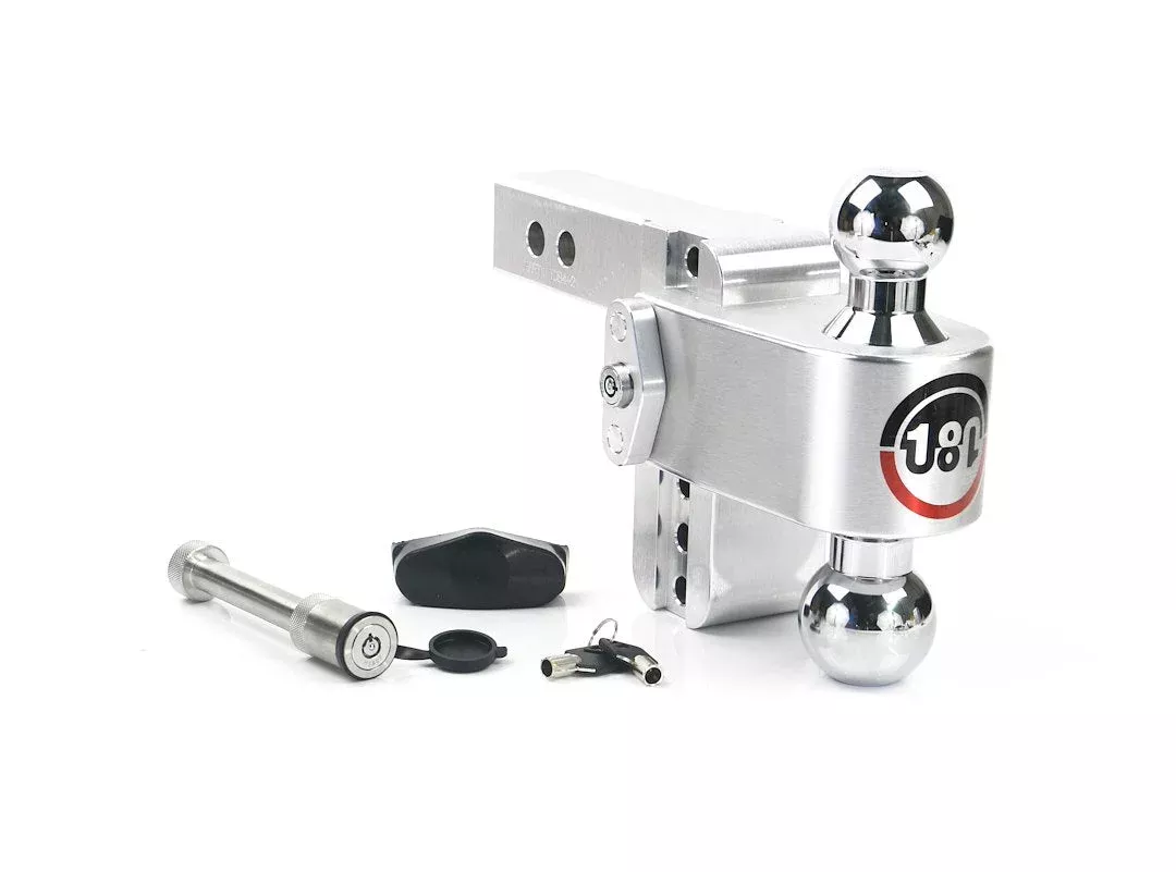 Weigh Safe Turnover Ball 4' Drop Hitch W/ 2' S [CTB4-2-KA]