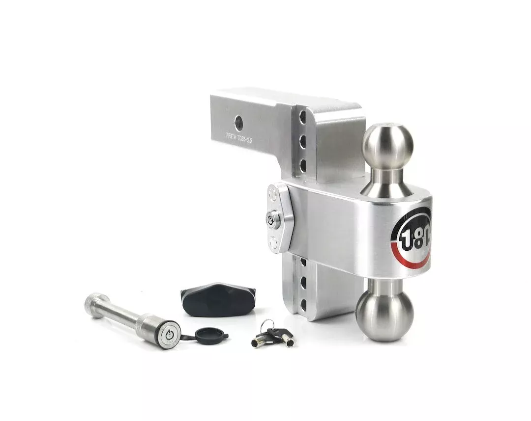 Weigh Safe Turnover Ball 6' Drop Hitch W/ 2' S [LTB6-2.5-KA]