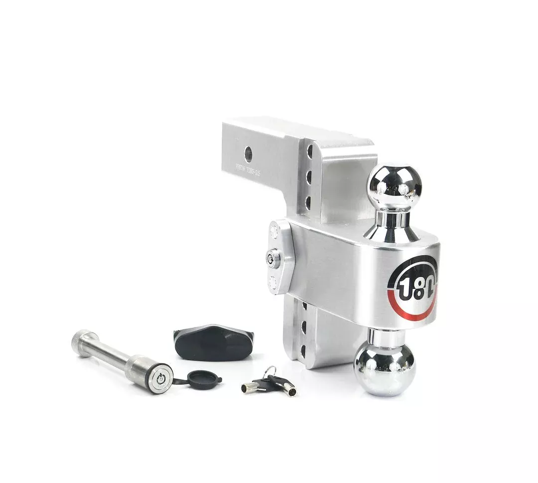 Weigh Safe Turnover Ball6' Drop Hitch W/ 2.5 [CTB6-2.5-KA]