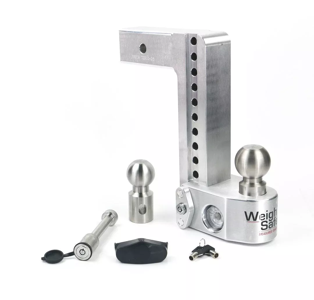 Weigh Safe Weigh Safe 10' Drop Hitch W/ 2' Sha [WS10-2.5-KA]