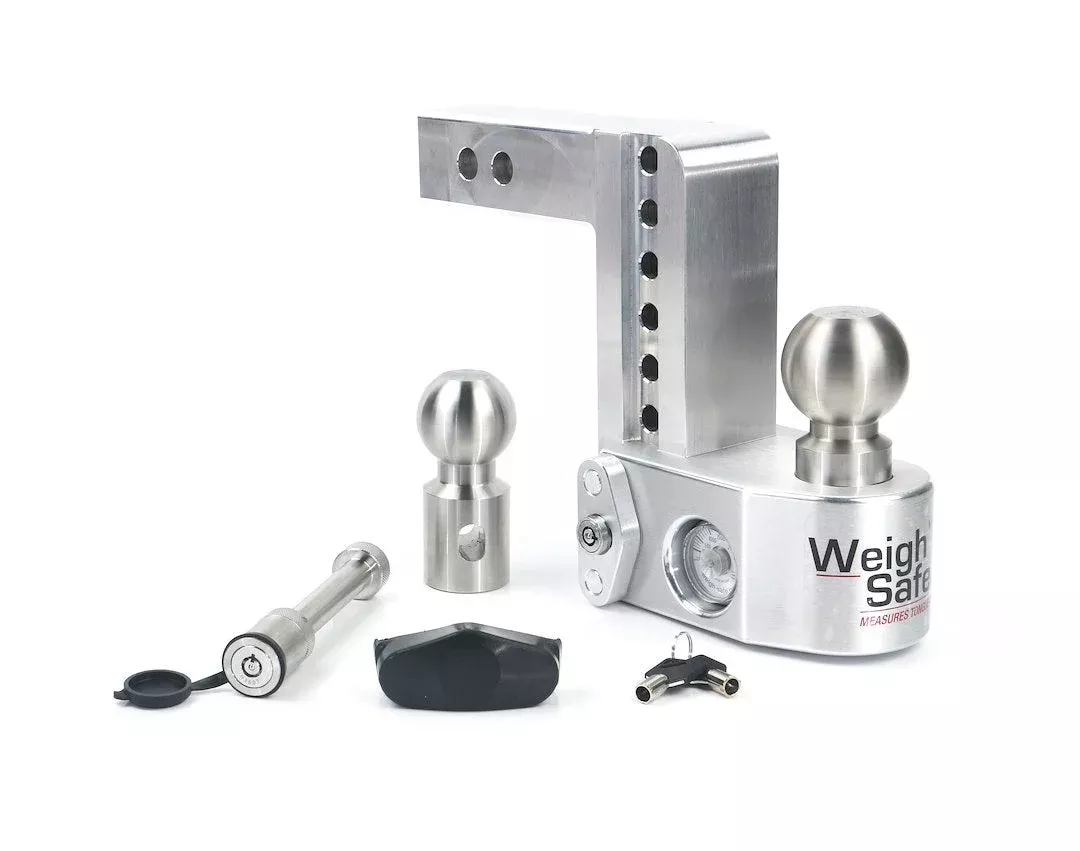 Weigh Safe Weigh Safe 4' Drop Hitch W/ 2.5' Sh [WS6-2-KA]
