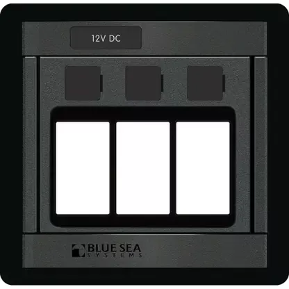 While Supplies Last Blue Sea 1520 Remote Control Switch – 360 Panel – 3 Blank – 1520