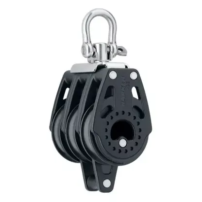 While Supplies Last Harken 40mm Carbo Air Triple Swivel Block w/Becket