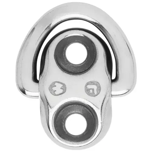 Wichard Folding Pad Eye – 6mm Diameter (15/64″) – 2 Fixed Holes [6684] Hassle-Free Returns