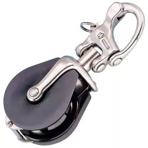 Wichard Snatch Block w/Snap Shackle – Max Rope Size 12mm (15/32″) [34500] Super Sale